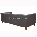 Rangka Kayu Kain Wol Atwood Sofa